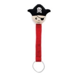 DODIE ATTACHE SUCETTE DOUDOU ROUGE PIRATE