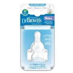 DR BROWNS TETINE COLE ETROIT NIVEAU 4 9MOIS+ PACK DE 2