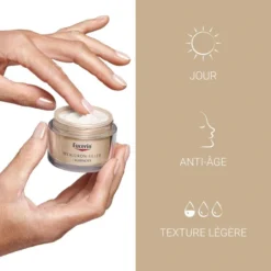 Crème Eucerin Hyaluron-Filler + Elasticity pour une action anti-âge avec une texture légère