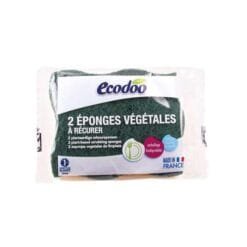 ECODOO Éponges végétales à récurer x2