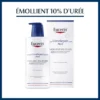 Eucerin UreaRepair Plus Émollient 10% Urée, hydratation intense 48h pour peaux très sèches.