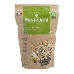 FAVRICHON MUESLI ORGANIQUE 6 FRUITS 375G