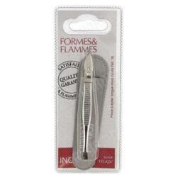 FORMES ET FLAMMES PINCE A EPILER LONGUE MORS CARRE REF18