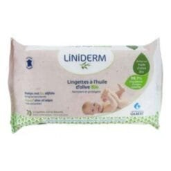 GILBERT LINIDERM LINGETTES A L'HUILE D'OLIVE BIO 70 LINGETTES