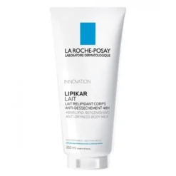 Lait relipidant corps La Roche-Posay Lipikar anti-dessèchement 200 ml.