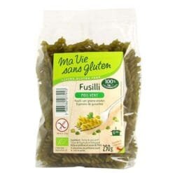 MA VIE SANS GLUTEN FUSILLI POIS VERT 250 G