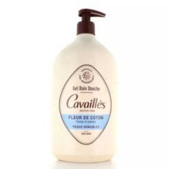 ROGE CAVAILLES GEL BAIN ET DOUCHE FLEUR DE COTON PEAUX SENSIBLES 1 L