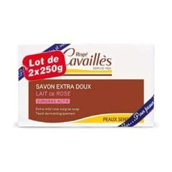 ROGE CAVAILLES SAVON EXTRA DOUX LAIT DE ROSE 2 x 250 G