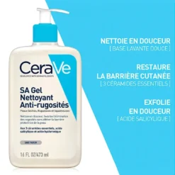 CeraVe SA Gel Nettoyant Anti-Rugosités 473 ml