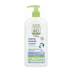 SO BiO BABY Crème Lavante Surgras 500ML - SOBIO