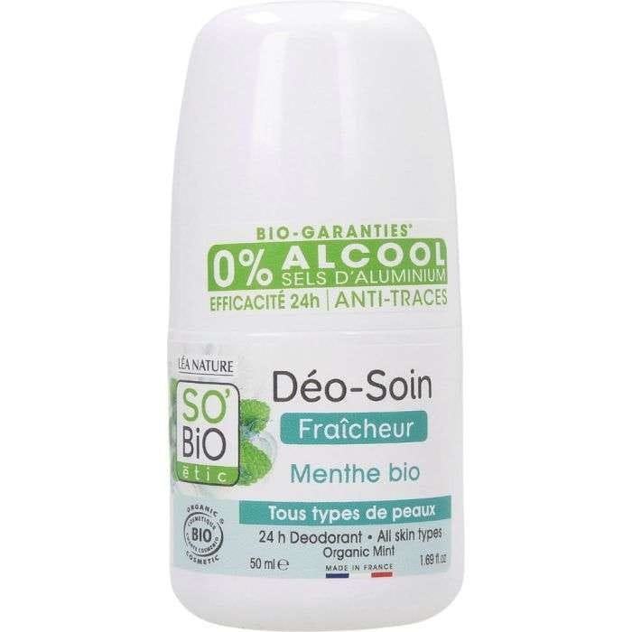 SO BIO DEO SOIN FRAICHEUR MENTHE BIO TOUS TYPES DE PEAUX 50 ML