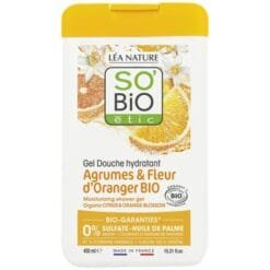 SO BIO GEL DOUCHE HYDRATANT AGRUMES ET FLEURS ORANGER BIO 450 ML
