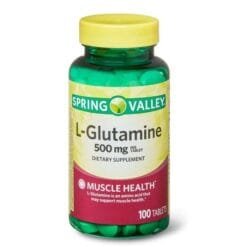 SPRING VALLEY L-GLUTAMINE 500 MG 100 TABLETTES