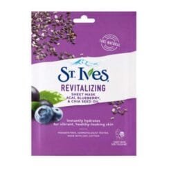 ST IVES MASQUE EN TISSU REVITALISANT AU MYRTILLE