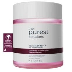 THE PUREST SOLUTIONS POUDRE EXFOLIANTE 0.6% AZELAIC ACID ET 0.6% MALIC ACID 55GR