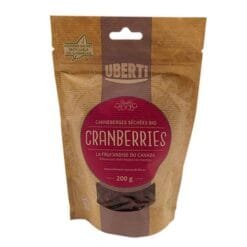 UBERTI CRANBERRIES CANNEBERGES SECHEES BIO 200g