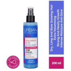 URBAN CARE LEAVE IN EXTRA VOLUME SANS RINCAGE + UV PROTECTION ACIDE HYALURONIQUE+ COLLAGENE 200 ML