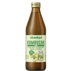 VOELKEL KOMBUCHA CITRON VERT ET GINGEMBRE 0.33 L