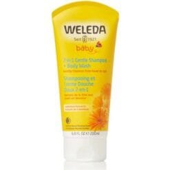 WELEDA SHAMPOING ET CREME DOUCHE DOUX 2 EN 1 AU CALENDULA 200 ML