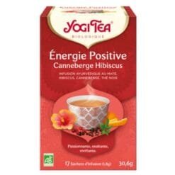 YOGI TEA énergie positive canneberge hibiscus