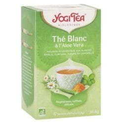 YOGI TEA THE BLANC A L'ALOE VERA 17 SACHETS
