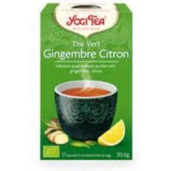 YOGI TEA THE VERT GINGEMBRE CITRON