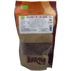 YOUR KARMA FOODS GRAINES DE LIN BRUN 250 G